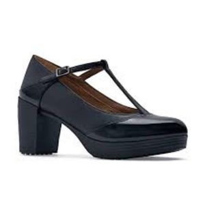 Shoes for Crews, Ruby Pump, Black, Non-slip, Size 8.5